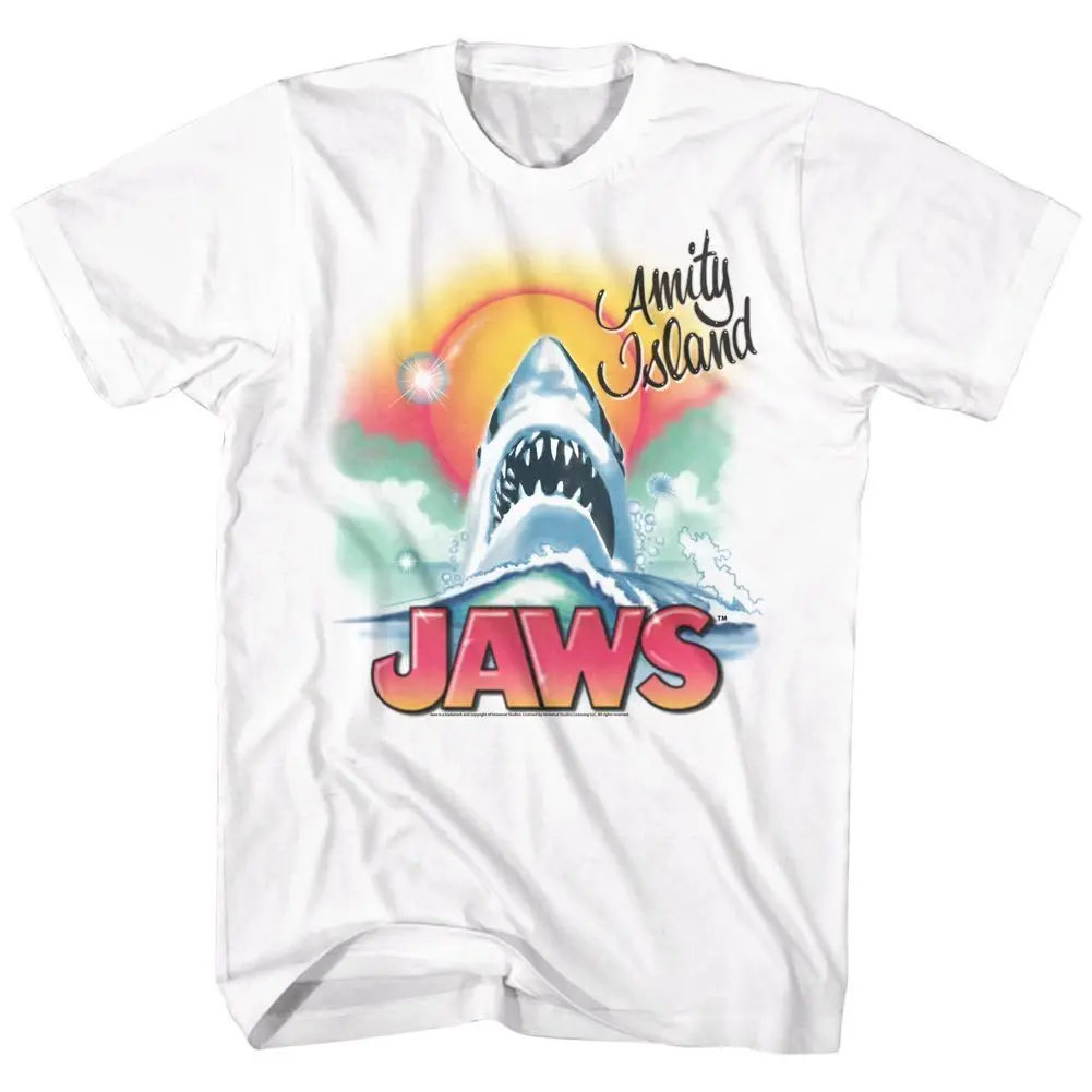 Jaws Beachy Airbush Movie T Shirt