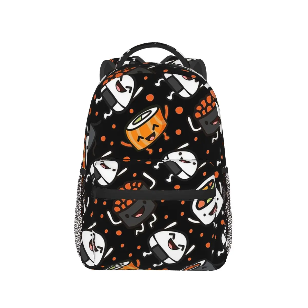 

Rice Nori Sushi Oni Onigiri Ball Backpack Hot Sale Daypack Large Capacity Boys Girls BookBag School Bag Shoulder Bags for Unisex