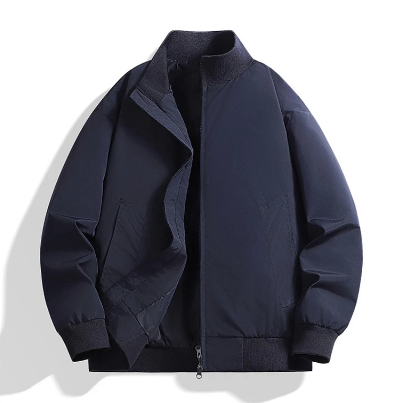 سترات خارجية غير رسمية للرجال، جودة عالية ومريحة، حيوية شبابية، معطف مقاوم للرياح، معطف رقيق للأعمال #4