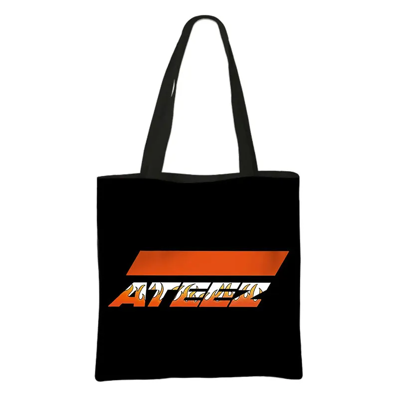 Korean Kpop ATEEZ Printing Shopping Bag Fellowship Break The Wall