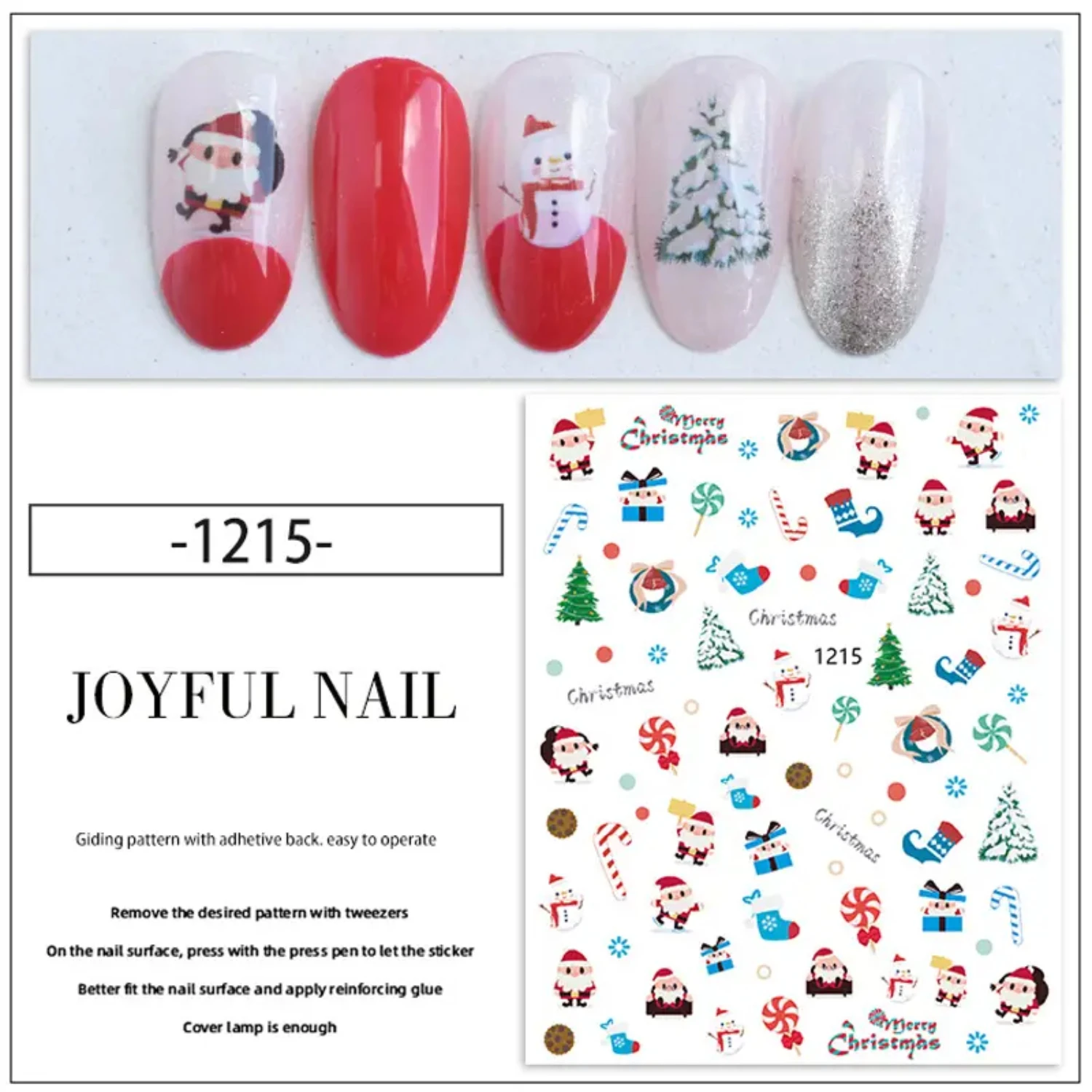 

Beautiful, Festive Christmas Nail Stickers for the Holiday Season - Jazz up Your Look with Stunning Xmas Nail Art Decals - Spark