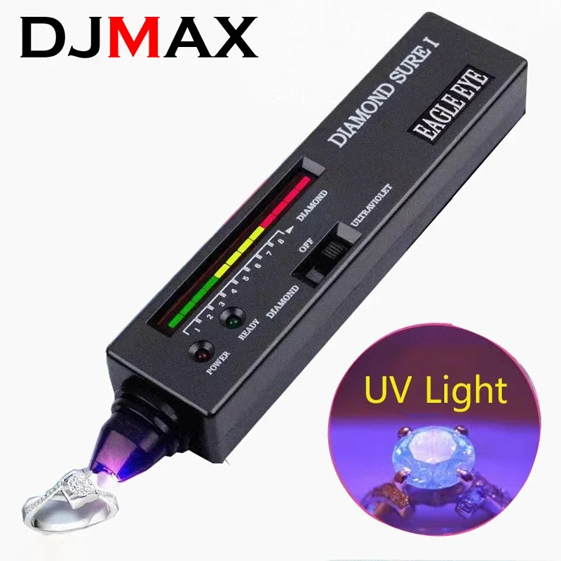 Brand Professional High Accuracy Diamond Tester 2 / 3 Gemstone Gem Selector Jewelry Watcher Tool LED Diamond Indicator Test Pen