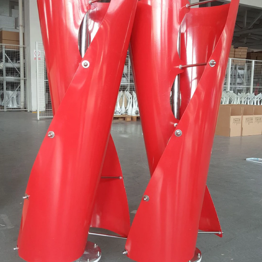High Quality Wind Turbine Generator 5000W 8000W 6000W Vertical Axis Windmill With MPPT Hybrid Controller Inverter For Home Use