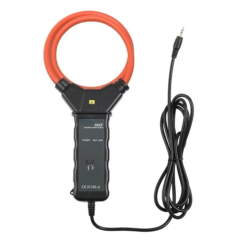 High Precision Portable Flexible Rogowski Coil AC Current Sensor Detector for Power Test