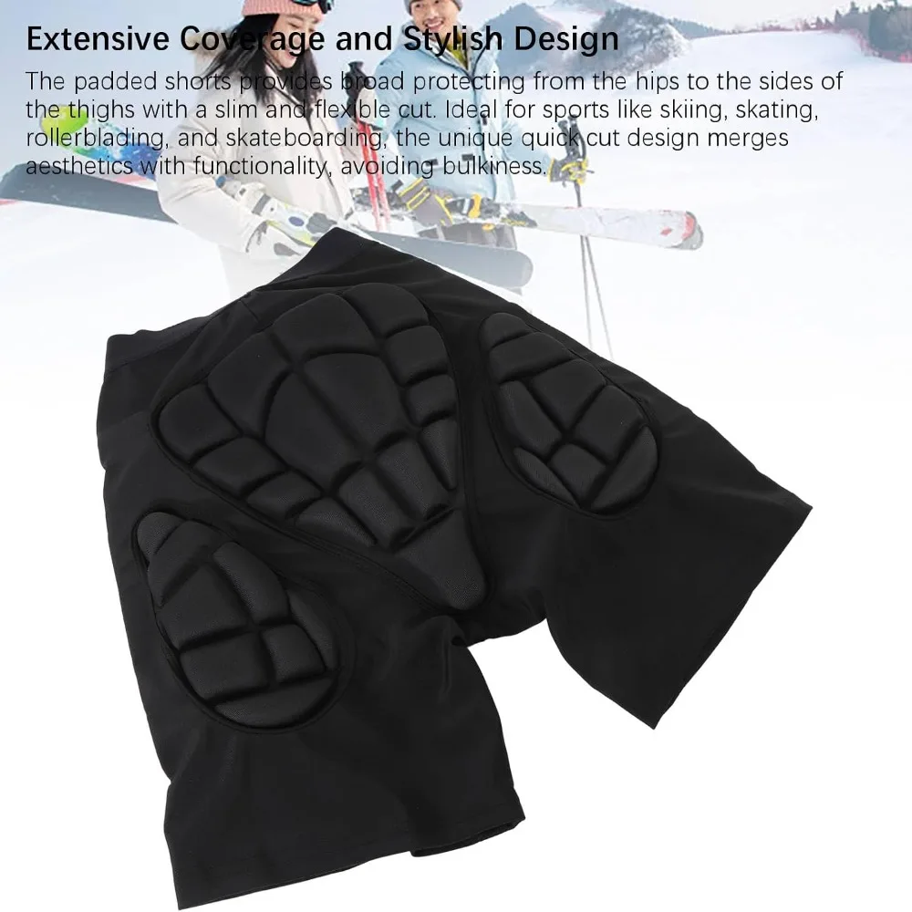 Protective 3D Protection Padded Shorts EVA Material S/M/L/XL Hip Protection Butt Pads Butt Pad Guard For Skating