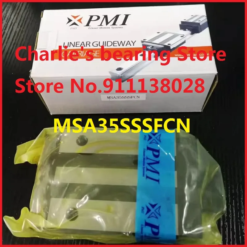 1pc 100% brand new original genuine PMI brand linear guide block model MSA35S-N