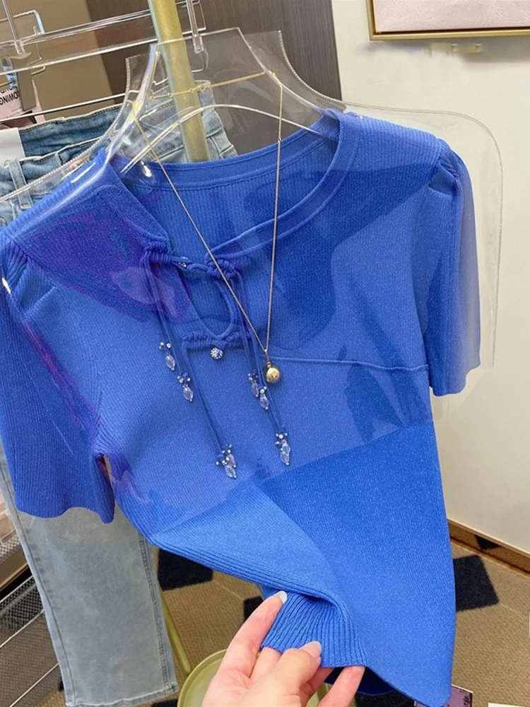 t-shirt-premium-blu-klein-in-maglia-a-maniche-corte-da-donna-nuovo-stile-estate-2026-top-corto-con-bottoni