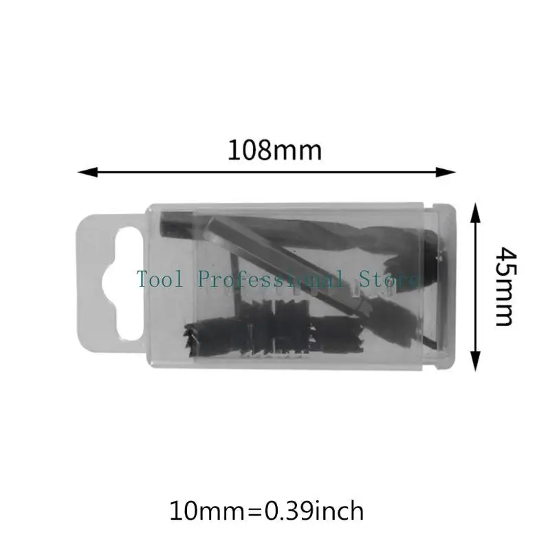 Il design speciale della punta 57QF fornisce punta precisione per punti riparazione con gambo esagonale