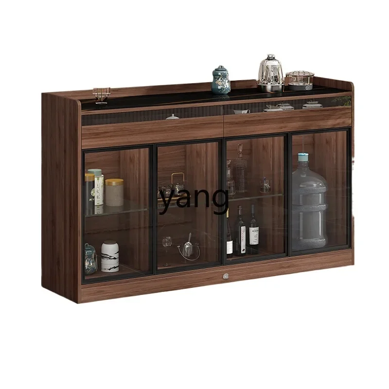 XYY rock slab dining side cabinet simple modern tea cabinet household locker living room against the wall