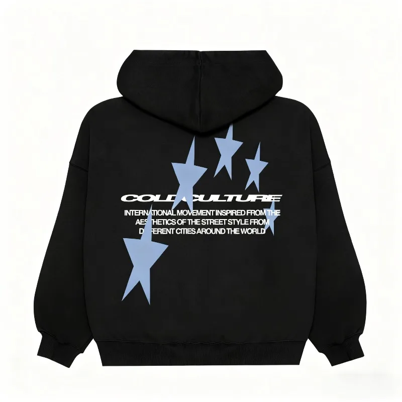 سترة نسائية للخريف والشتاء بغطاء للرأس Harajuku Y2K سترة كبيرة الحجم من القطن الخالص بلوفر نسائي معطف ترفيهي ملابس رياضية للرجال