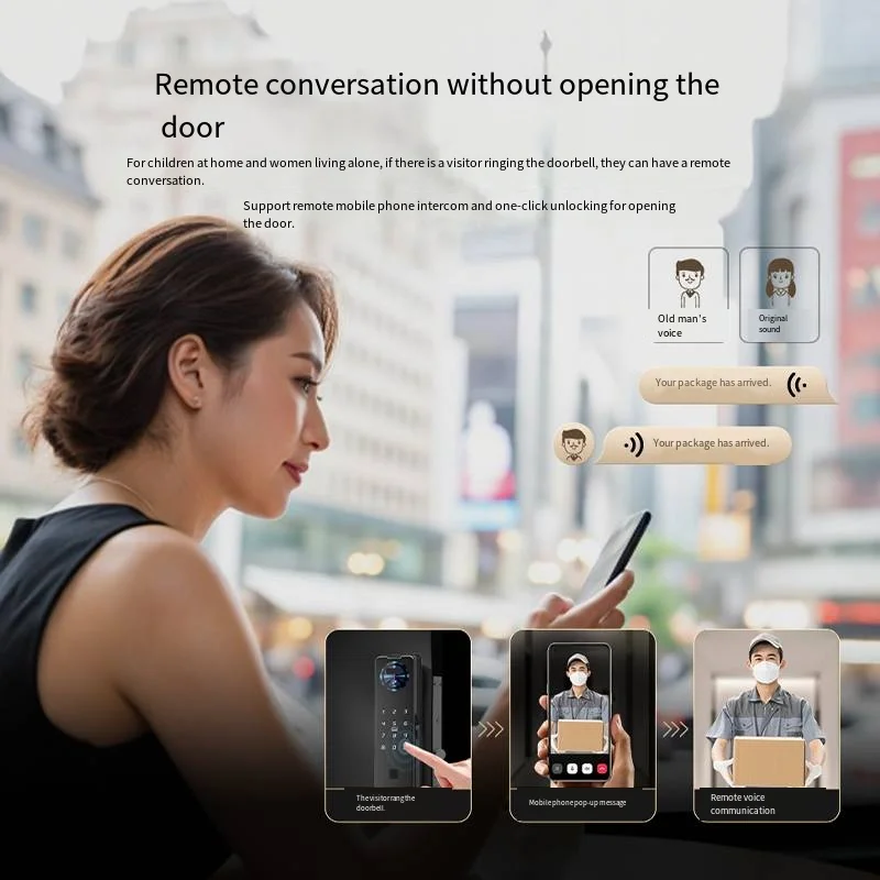 YN S11M Smart Home Digital Electronic Lock for Xiaomi Mijia Mihome App Fingerprint Doorbell 3D Face Palm Vein Camera Smart Locks