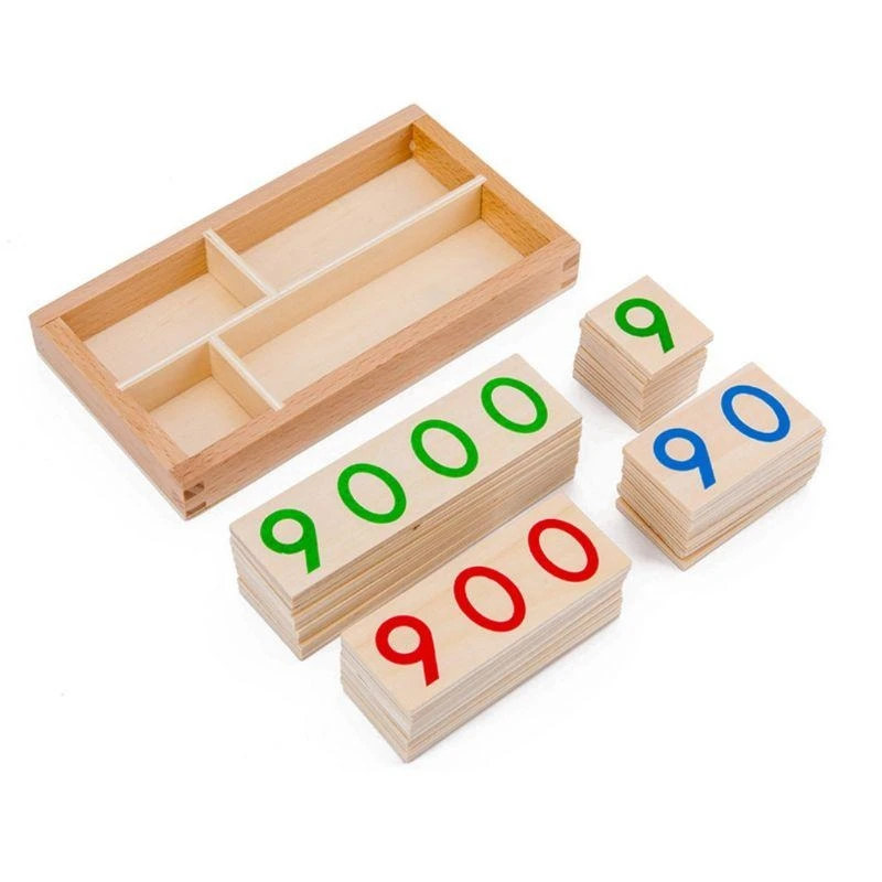 Y4qa Kids Finge PUZZZA CARDE IN LEGNO APPRENDIMENTO Accessori per l'apprendimento Matema
