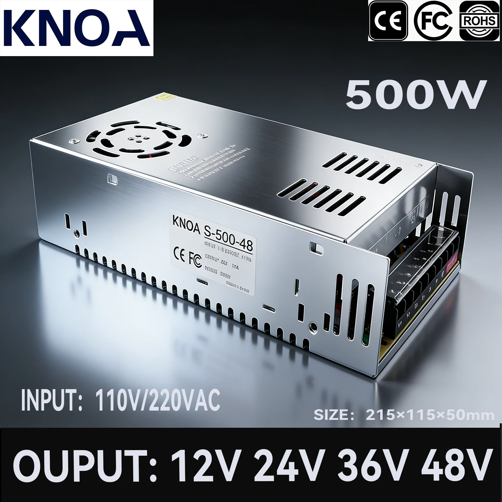 

Блок питания LED DC 13V-48V с различными вариантами напряжения, 500W AC-DC SMPS трансформатор для LED-освещения и питания двигателей