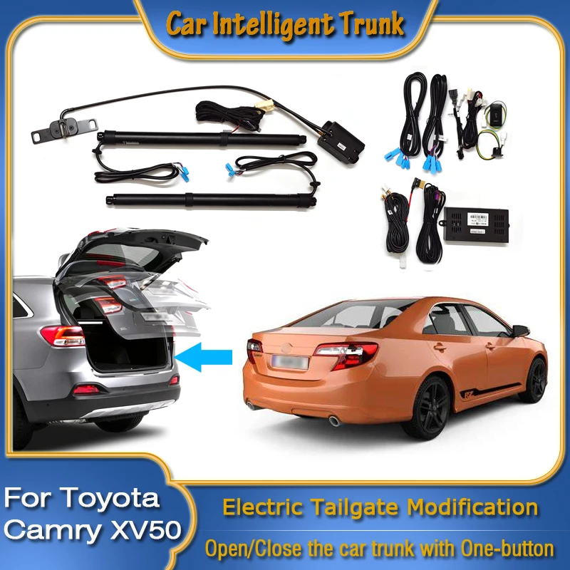 

Для Toyota Camry XV50 2011 ~ 2019 автомобильный силовой багажник с электрическим всасыванием задней двери, интеллектуальная модификация подъема задней двери