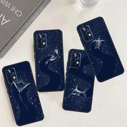 Starry Orca Whale Shark Case For Samsung Galaxy A54 A34 A24 A14 A53 A33 A13 A52 A32 A22 A12 A71 A51 A15 A25 Cover