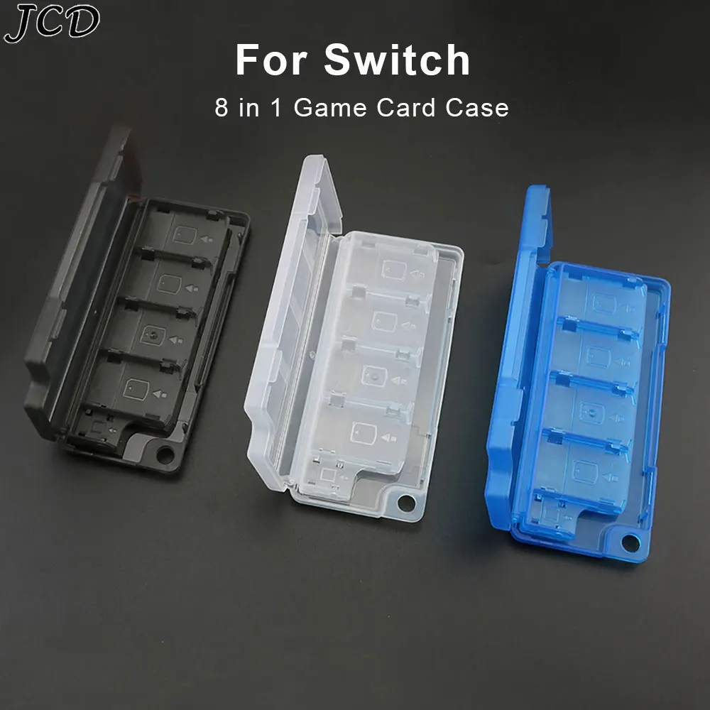 

JCD 8 In 1 Portable Game Card Case For Switch Game Storage Box Momory SD Cards Protective CoverAccessories