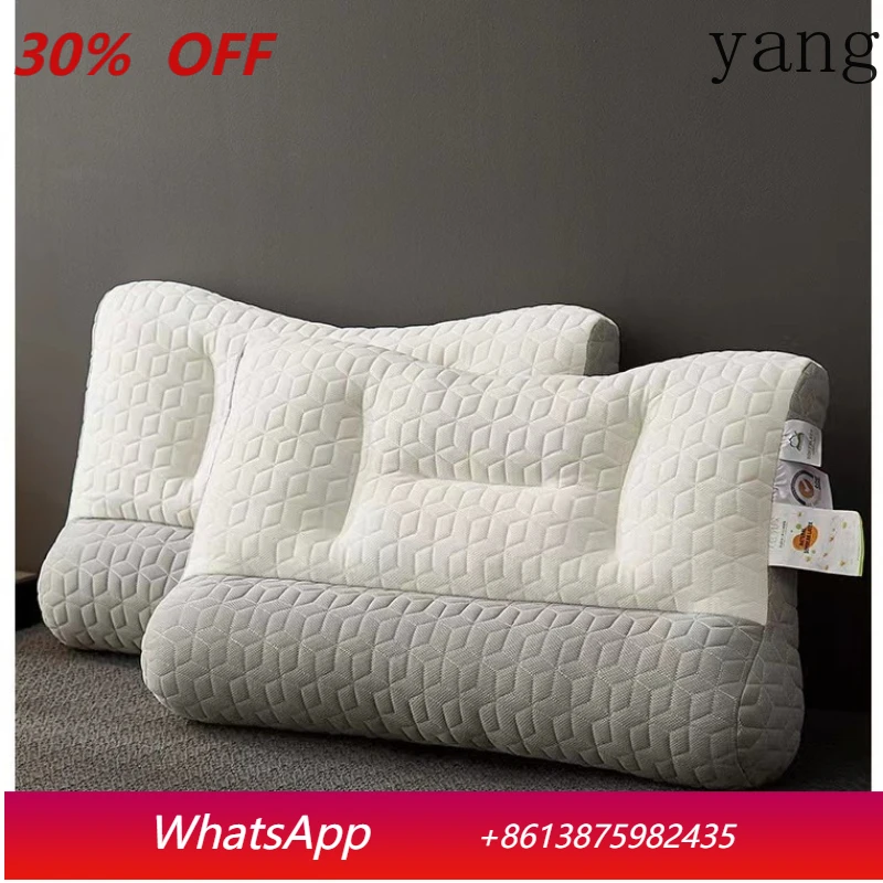 

LTT reverse arch traction latex pillow household cervical spine help sleep