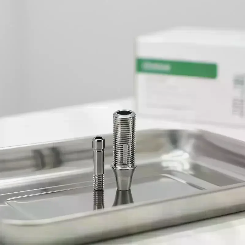 

Essential Dentium System Dental Screw Temporary Abutment Hex Non-hex Ti-base for Implant Kits