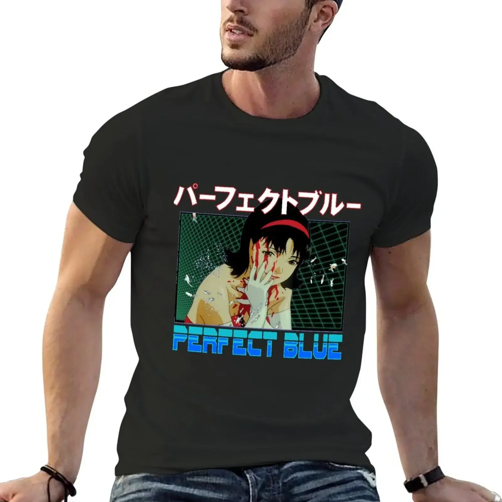 

Retro Vintage Mima Kirigoe Perfect Blue Music Vintage Retro T-Shirt boys animal print anime stuff compression shirt men