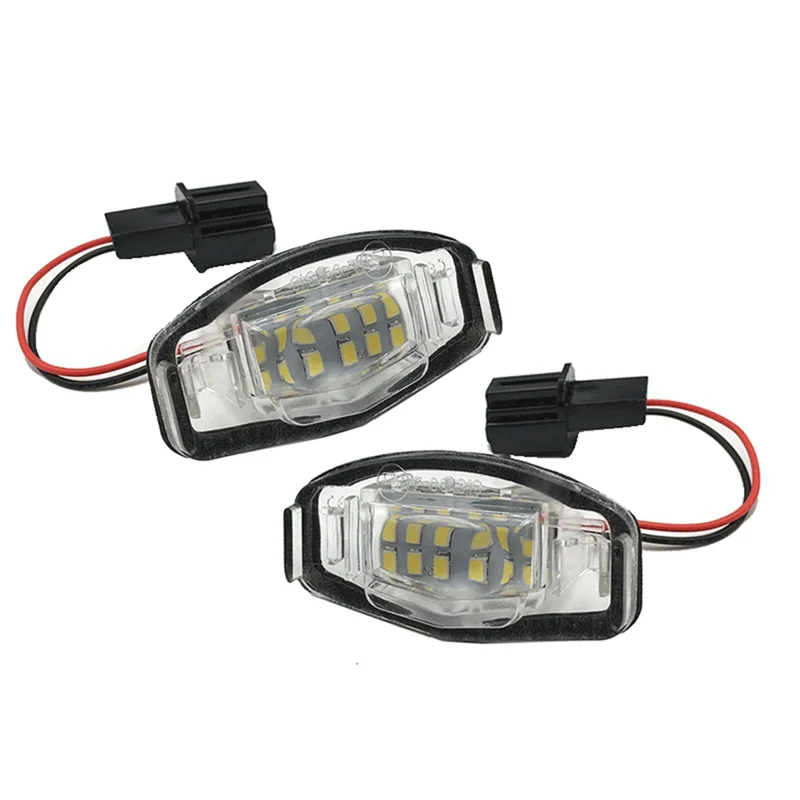 Superior-1Pair Car Led License Plate Light License Plate Light Lamp For Honda Civic Honda Accord Replacement Parts Accessories