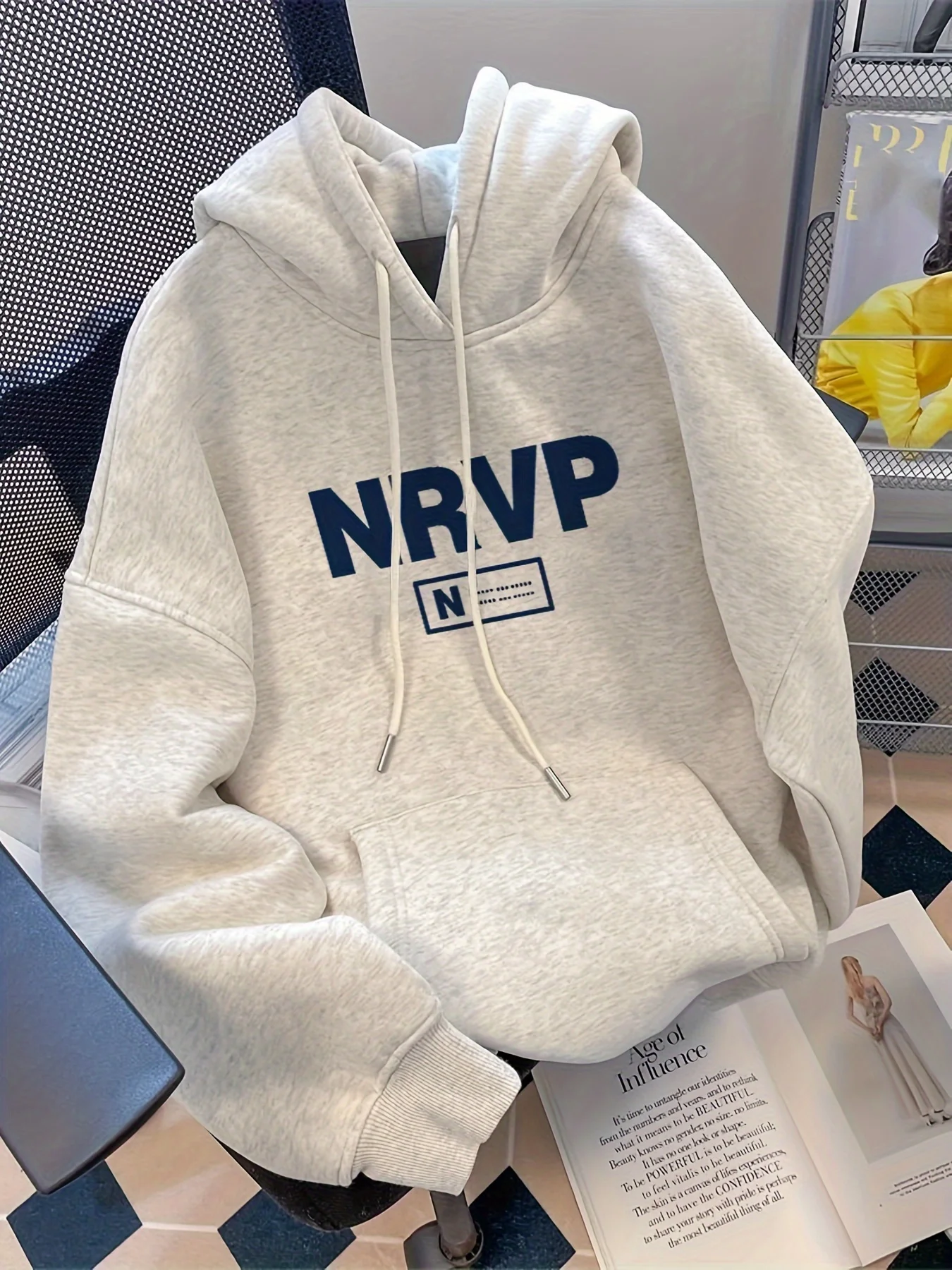 Simple Letter Men's Hoodie - Letter Print - Basic Commuting Style Daily Casual Warm and Comfortable Fashion Hoodie