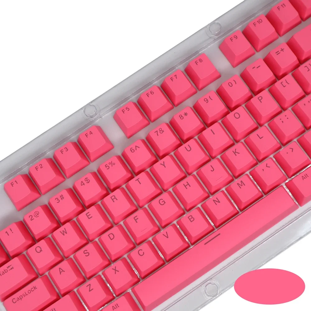 104pcs ABS Universal Mechanical Keyboard Keycaps Ergonomic Blank Keycaps For OEM MX Keyboard Replacement Backlit Key Cap