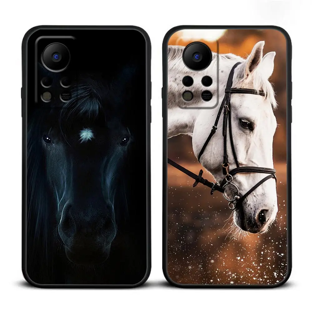 Handsome Animal Horse Phone Case For Infinix SPARK 7 6 Go 5 HOT 30 30I 20 20I 20S 5G 12 12I 11 11S 10 10I 10S Play Case Funda