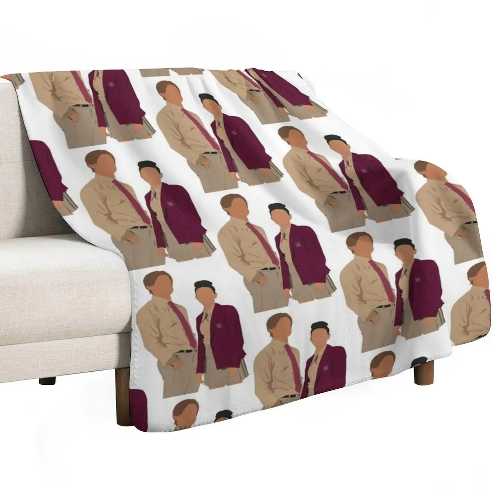 Maxton hall ruby and James Throw Blanket Baby Extra Large Throw Decoratives Custom bed plaid Furry Blankets