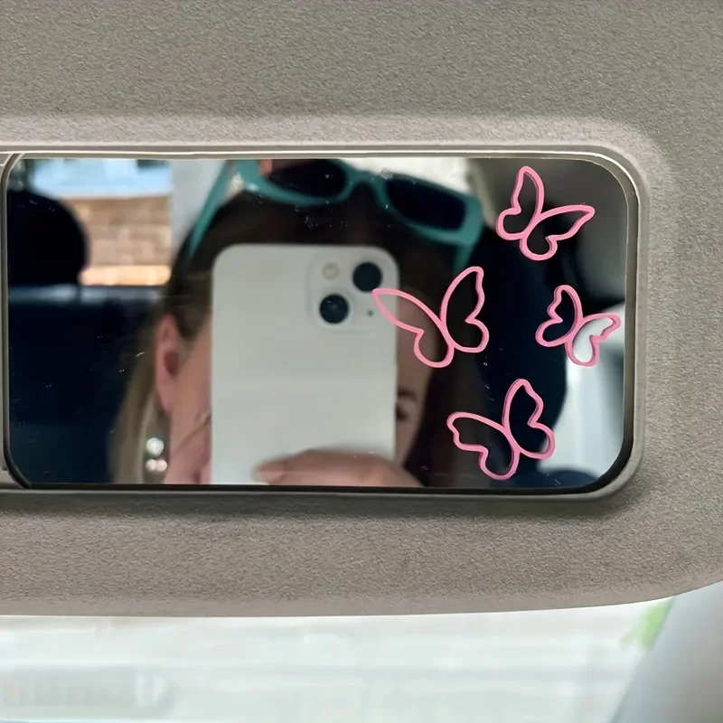 1PC Trendy Holographic Butterfly Vinyl Decal - Magical Vibe for Laptops/Phones/Cars/Water Bottles