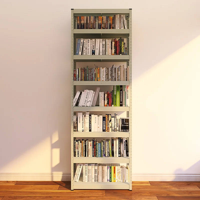 

Carbon steel bookcase, household wrought iron shelf, storage floor
