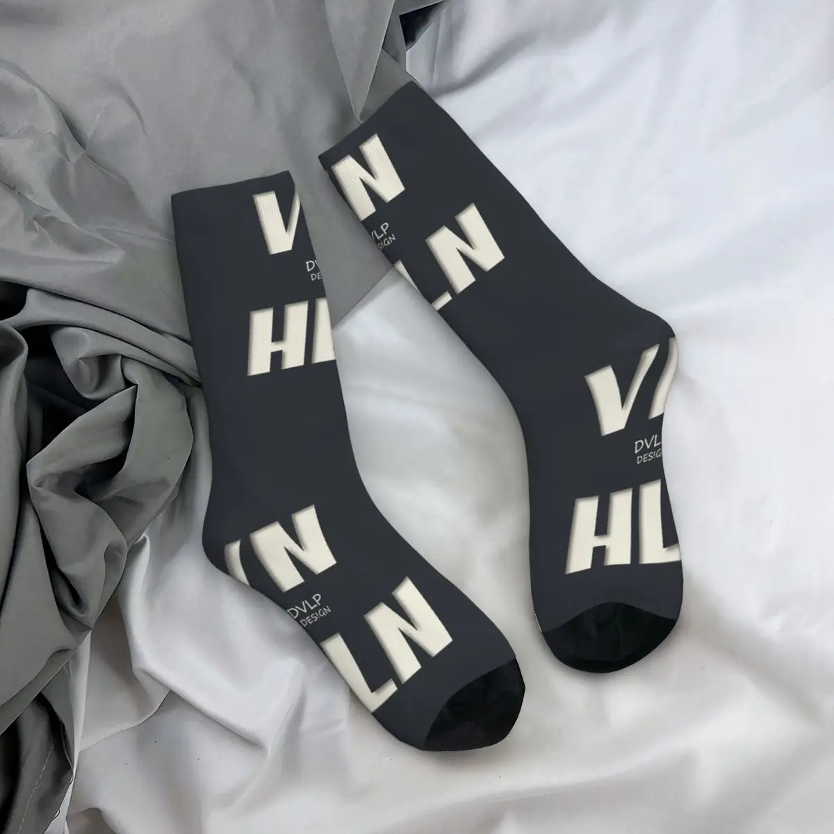 Calcetines de estilo Hip Hop para hombre y mujer, calcetín Unisex con estampado de Vn Hln Active, V van, halenn, Harajuku, novedad, tops del sitio web oficial