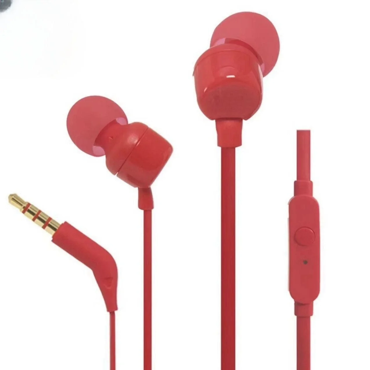JBL T110 有線イヤホン マイク付き 9mmダイナミックドライバー 重低音 ノイズアイソレーション ソフトイヤーチップ付き 電話 ラップトップ 音楽 通話用