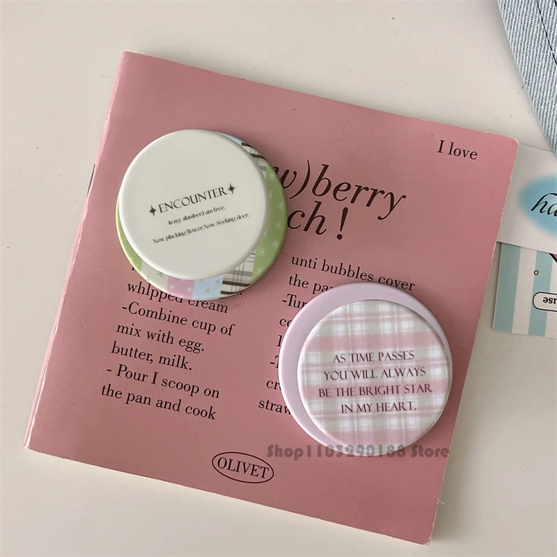 

Korean Cute Cartoon Pink Green Magnetic Holder Grip Tok Griptok Phone Stand Holder Support For iPhone For Pad Magsafe Smart Tok