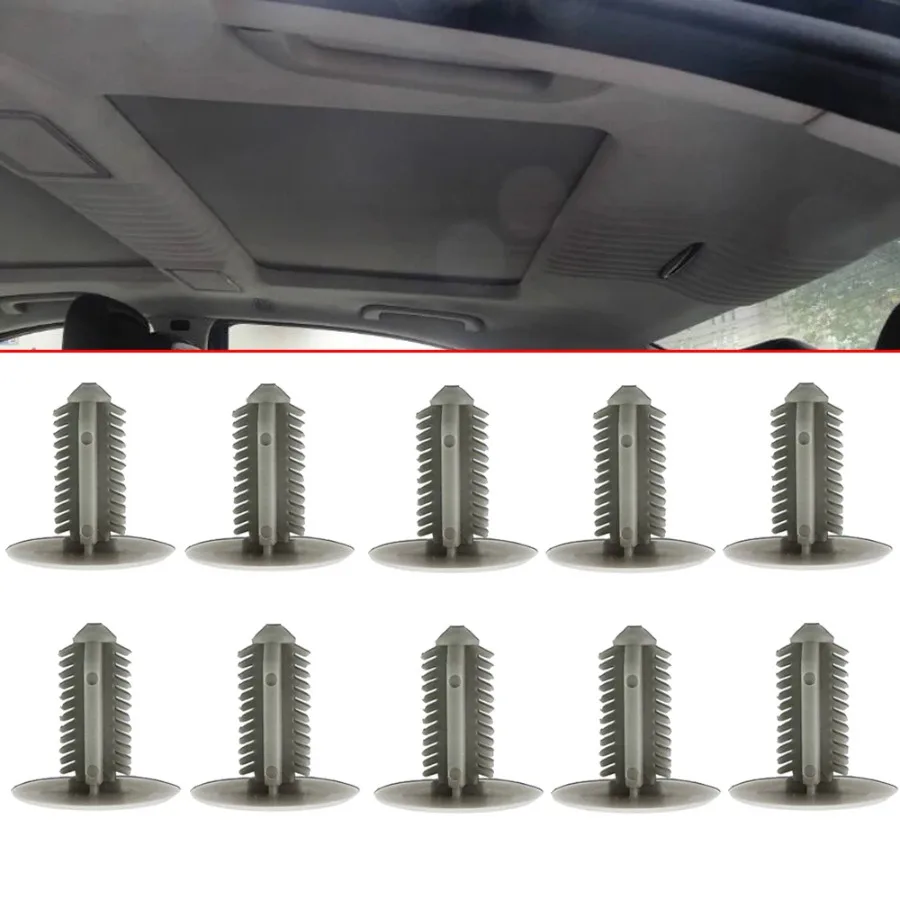 20x Car Roof Headliner Clips Trim Panel Retainer Car Accessories Car Body Push Pin Rivet Fastener Clip 63399-26050 for Toyota