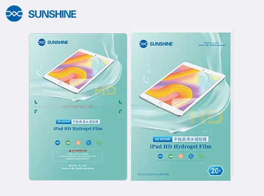 SUNSHINE 20PCS SS-057HP/SS-057HP + Große Größe 12,9 ZOLL 200X300/230X320mm Flexible Hydrogel Film Für iPad Tablet Screen Protector