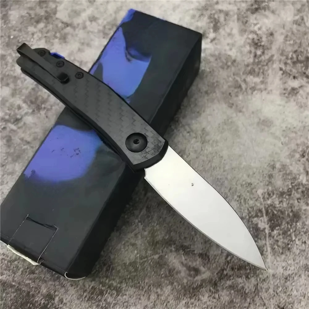 

Z&T 0235 Carbon Fiber Handle Flipper Survival Knife Everyday Carry Multitool Outdoor Kitchen Pocket Folding Hunt Knife