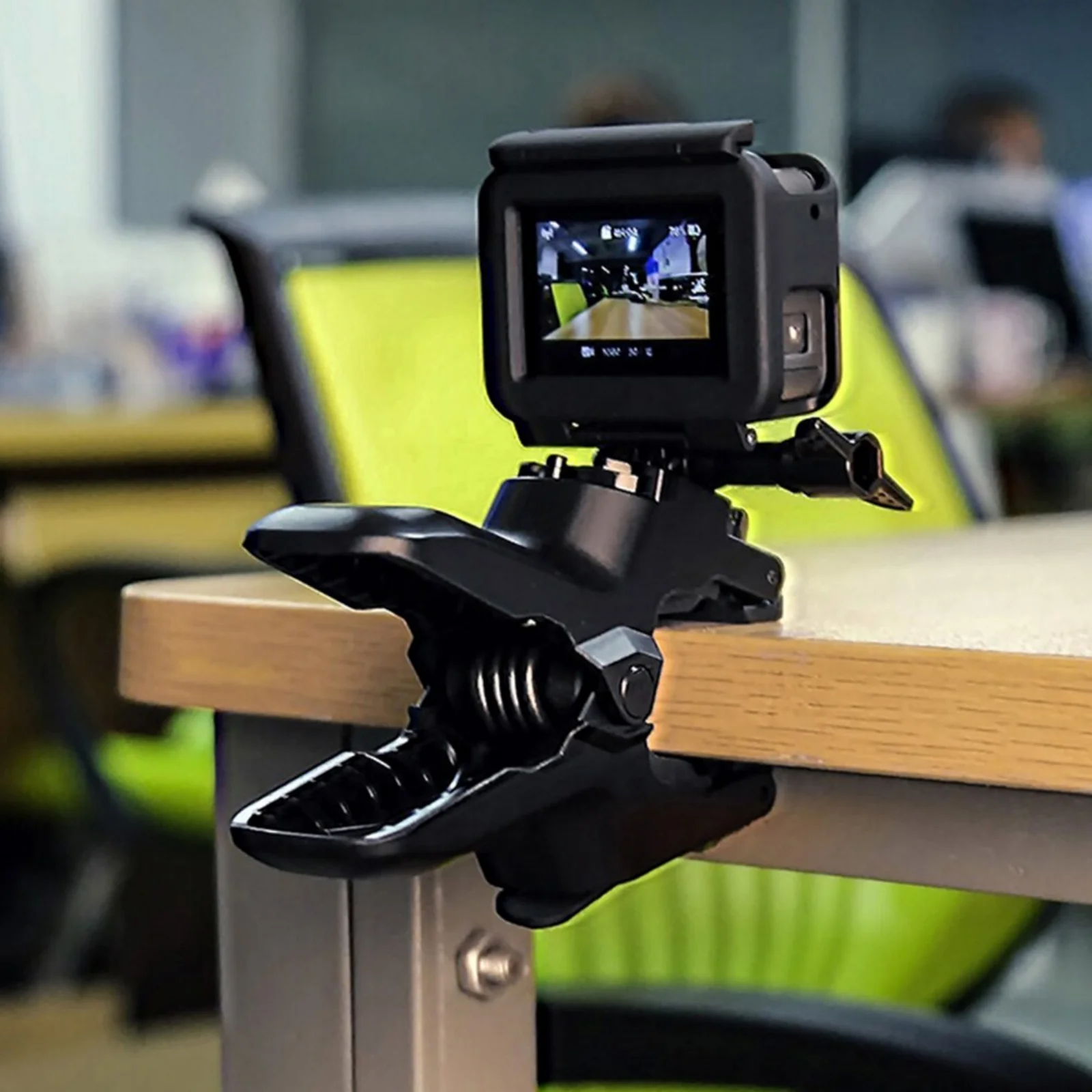 

TELESIN Flex Clamp Arm Mount With Adjustable Gooseneck Flexible Clip Bracket Holder For GoPro Hero 12 11 10 9 8 7 Accessories