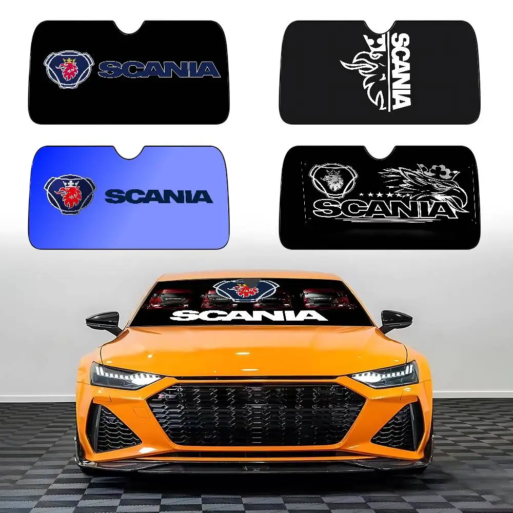 

Sweden Saabs A-Scania-S Car SunShade Car Sunshade Covers Cover Universal Windscreen Folding Visor