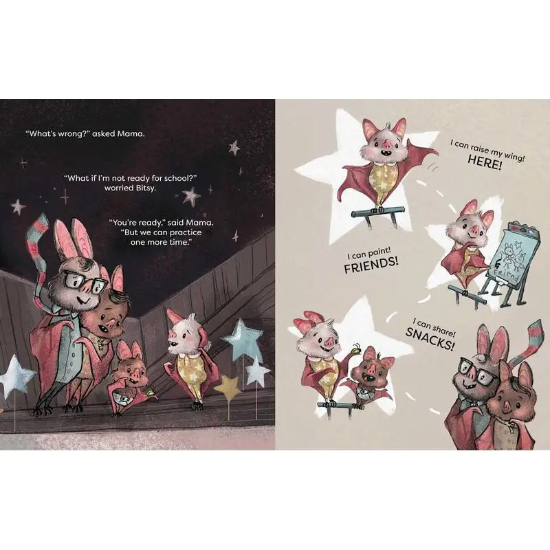 Kaz Windness Bitsy Bat School Star Kaz Windness Paula Wiseman Books 9781665905053 Boek