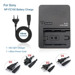 BC-QZ1 Camera Battery Charger For Sony ZV-E1 FX30 A1 A7C A7CII A7CR A7S III A7R III IV A6600 A6700 A9R A9S 9 II A99 III NP-FZ100