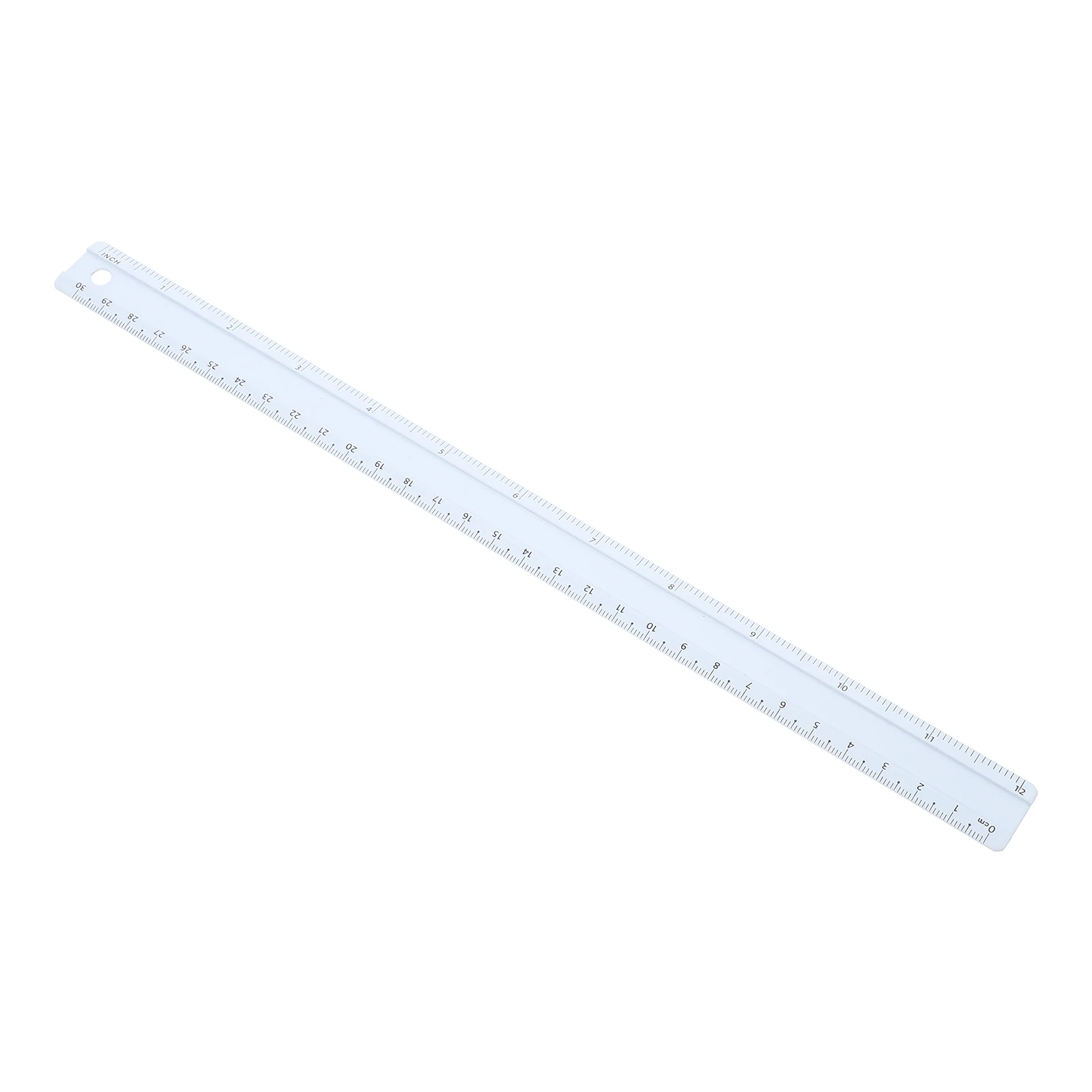 Aluminum Alloy Ruler Sky Clear Scale Measuring Tool Student Stationery Drawing Accessory Office Supply Multi Functional