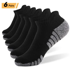 6/12Pairs Sport Ankle Socks Athletic Low-cut Sock Thick Knit Sock Outdoor Fitness Breathable Quick Dry Wear-resistant Warm Socks