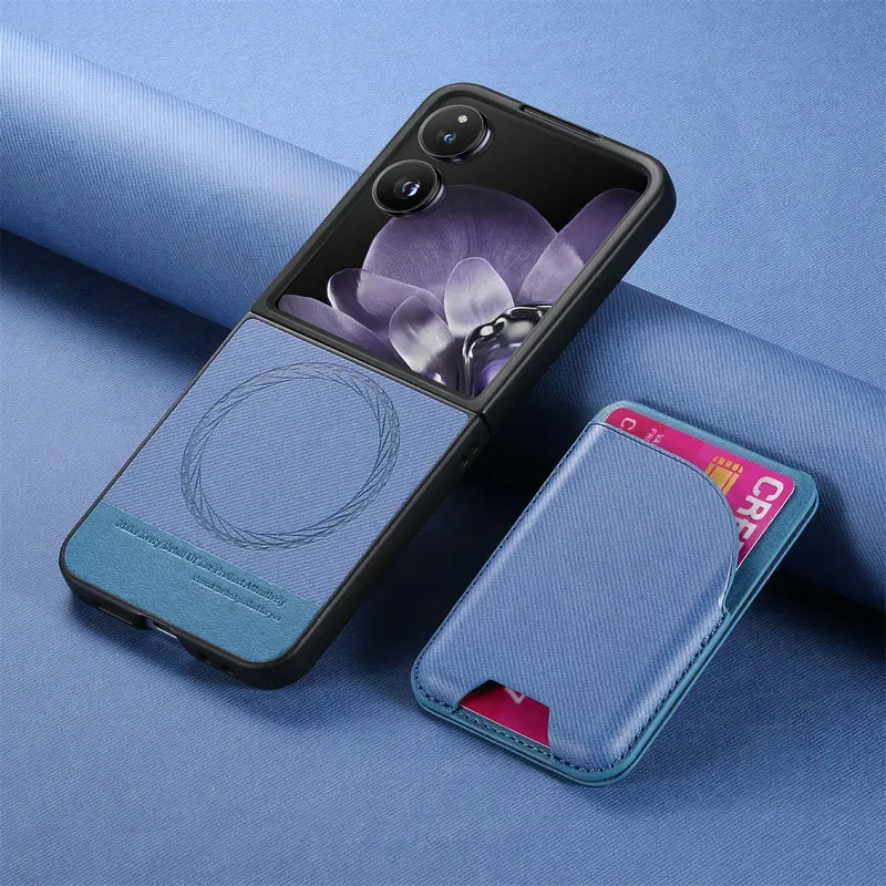 

Для Xiaomi Mix Flip Luxury Case Магнитный держатель для карт Съемный кожаный складной чехол 2IN1 Funda Xiaomi Mix Flip Case Mi Phone MixFlip