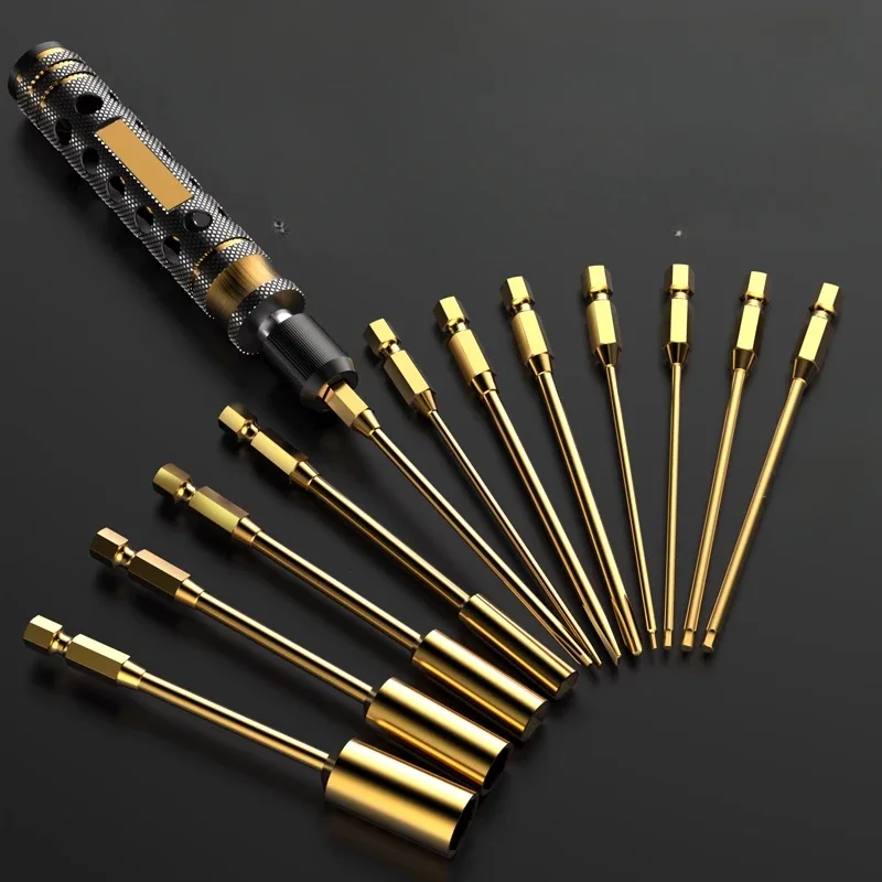 Professional Grade Aluminum Alloy Hex Screwdriver Set for Repair Work