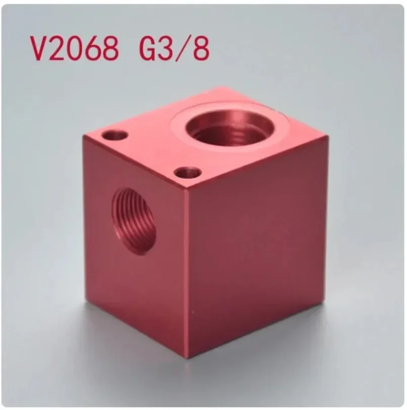 Hydraulic Cartridge Valve Oil Circuit Block V2068 Pressure Relief Check Valve DC24V