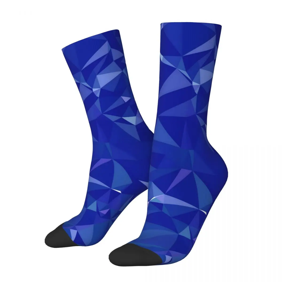 

Elegant Geo Print Socks Modern Geometric Art Funny Stockings Couple High Quality Outdoor Socks Winter Printed Anti-Slip Socks