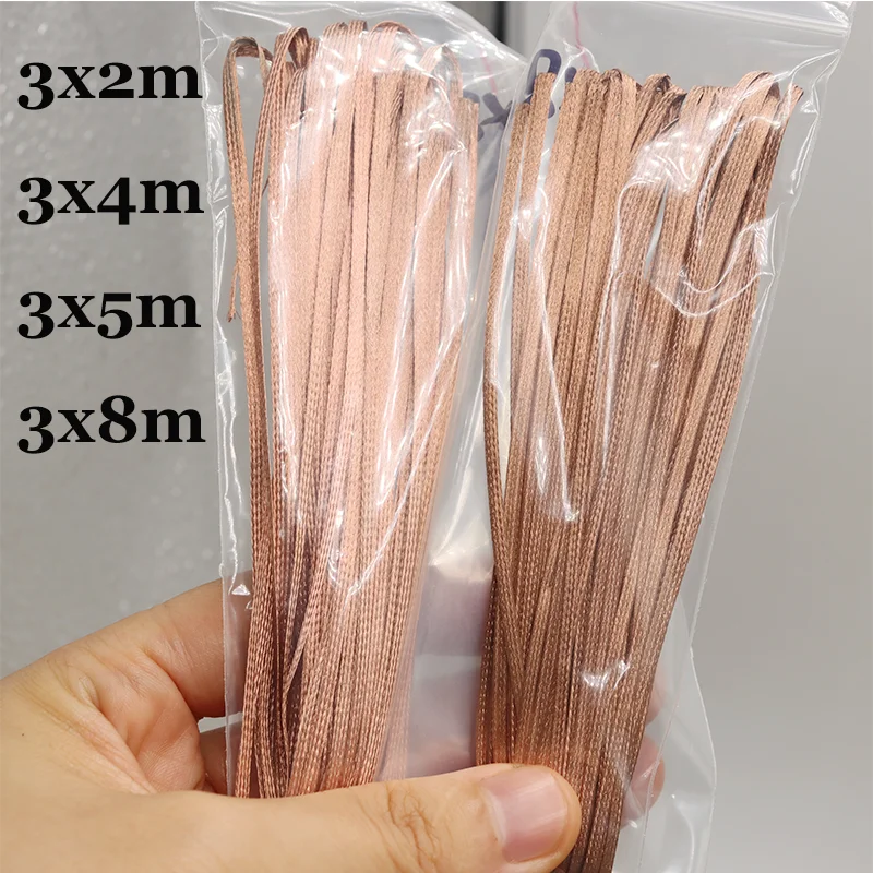 8/5M Desoldering Braid Tape Copper Solder Wire Soldering Wick Tin Solder Low Temperature Removal Tin Welding Wire Repair for PCB