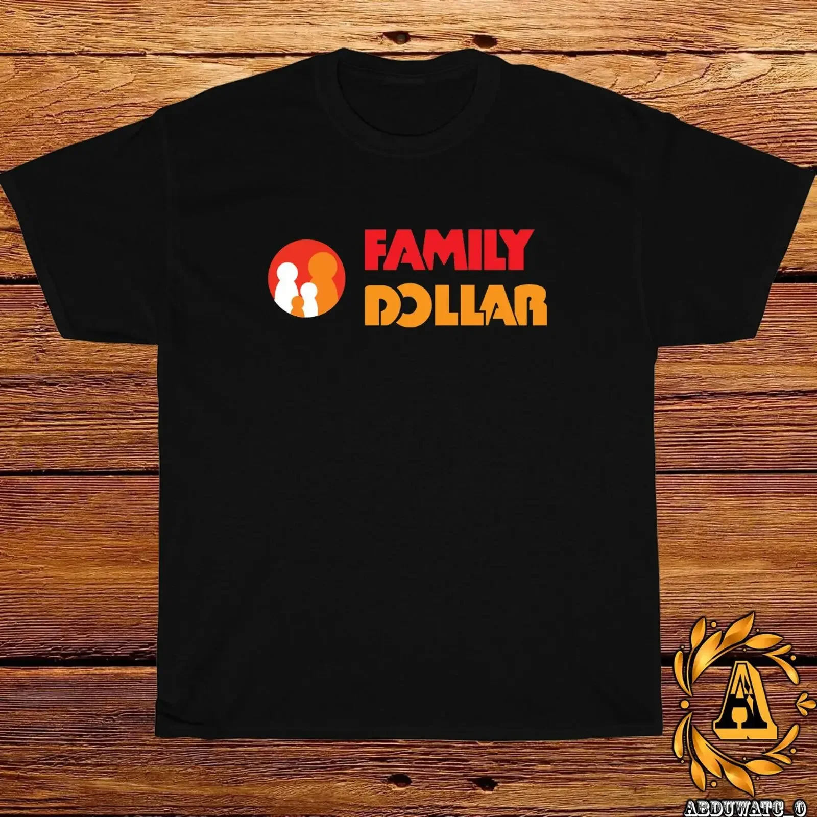 New Family Dollar Logo Black Sport Grey White Navy Red T Shirt S 5XL vintage Washed Top For Everyday Wear Versatile Unisex