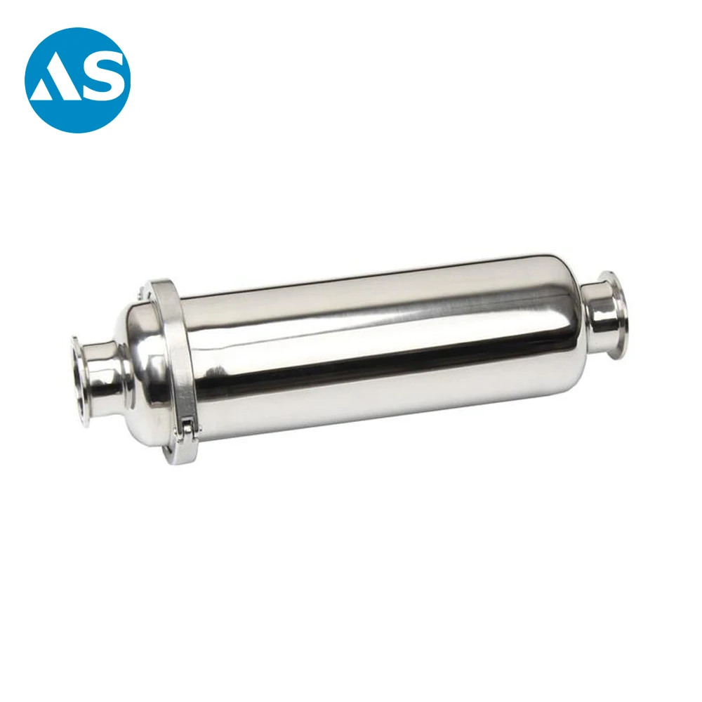 SS304 SS316L Stainless Steel Sanitary Tri Clamp Strainer Filter