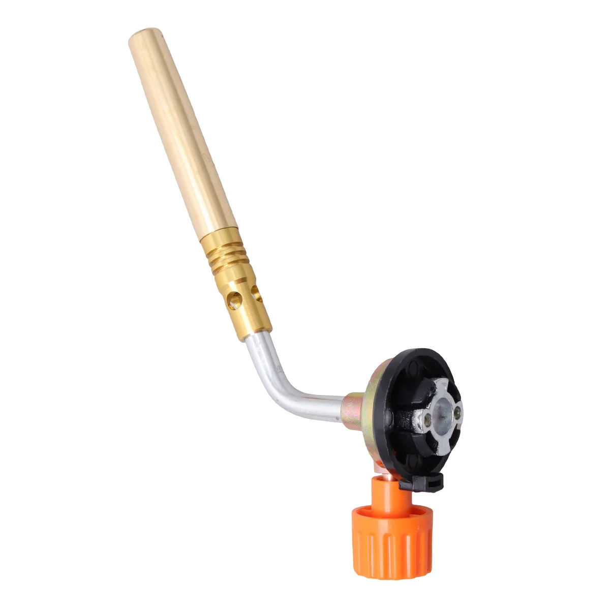 

Brass Butane Gas Welding Torch Portable Soldering Burner For Camping Fire Defrosting Plumbing Repair Hand Ignition Tool